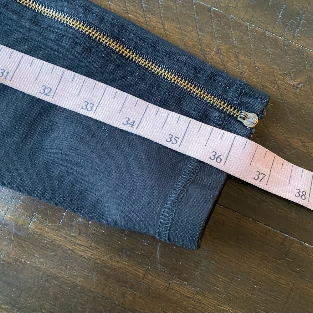 CAbi Black ponte knit ankle zipper leggings - Picture 10 of 15